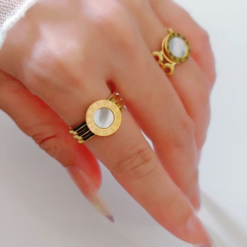 Roman Numeral Signet Ring