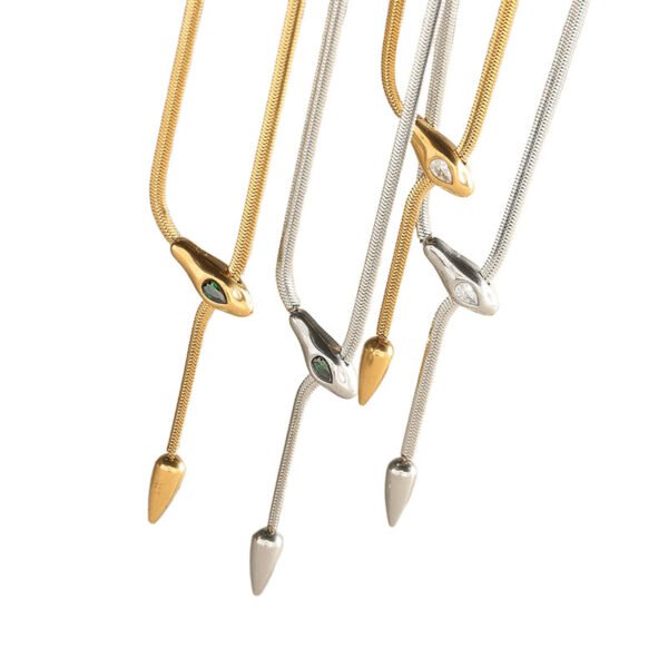 Snake Lariat Necklace