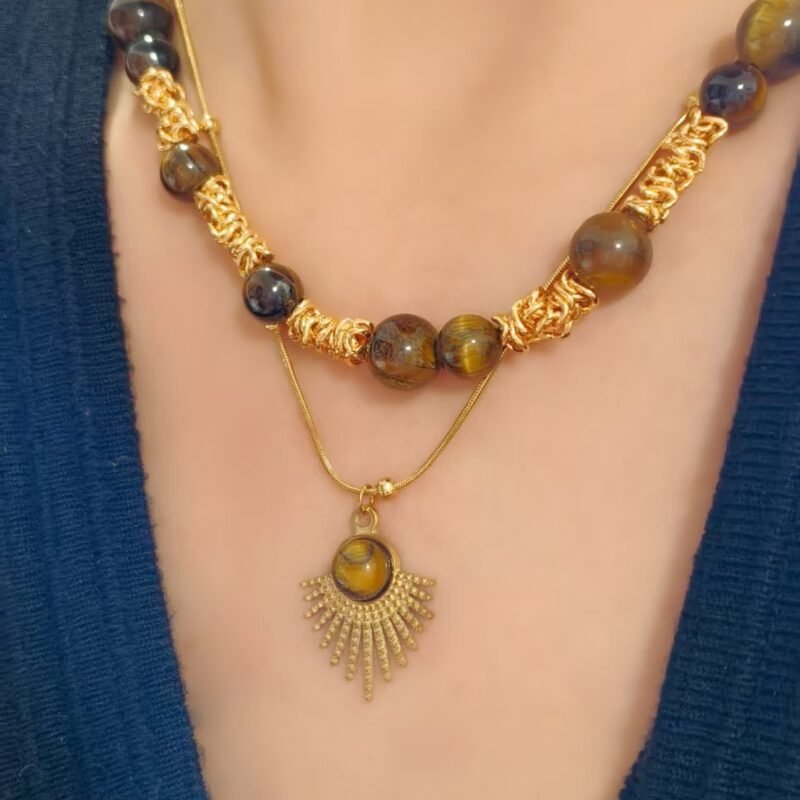 Solar Tiger Necklace