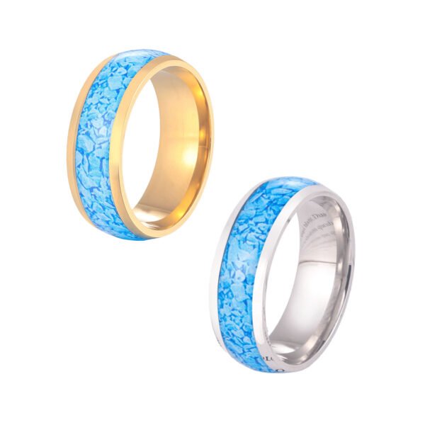 Turquoise Inlay Band Ring