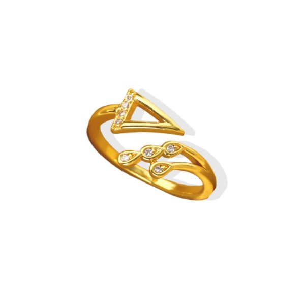 Arrow Triangle Bypass Ring