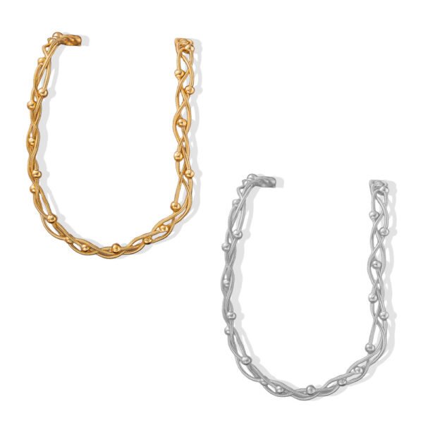 Braided Bead Chain Choker