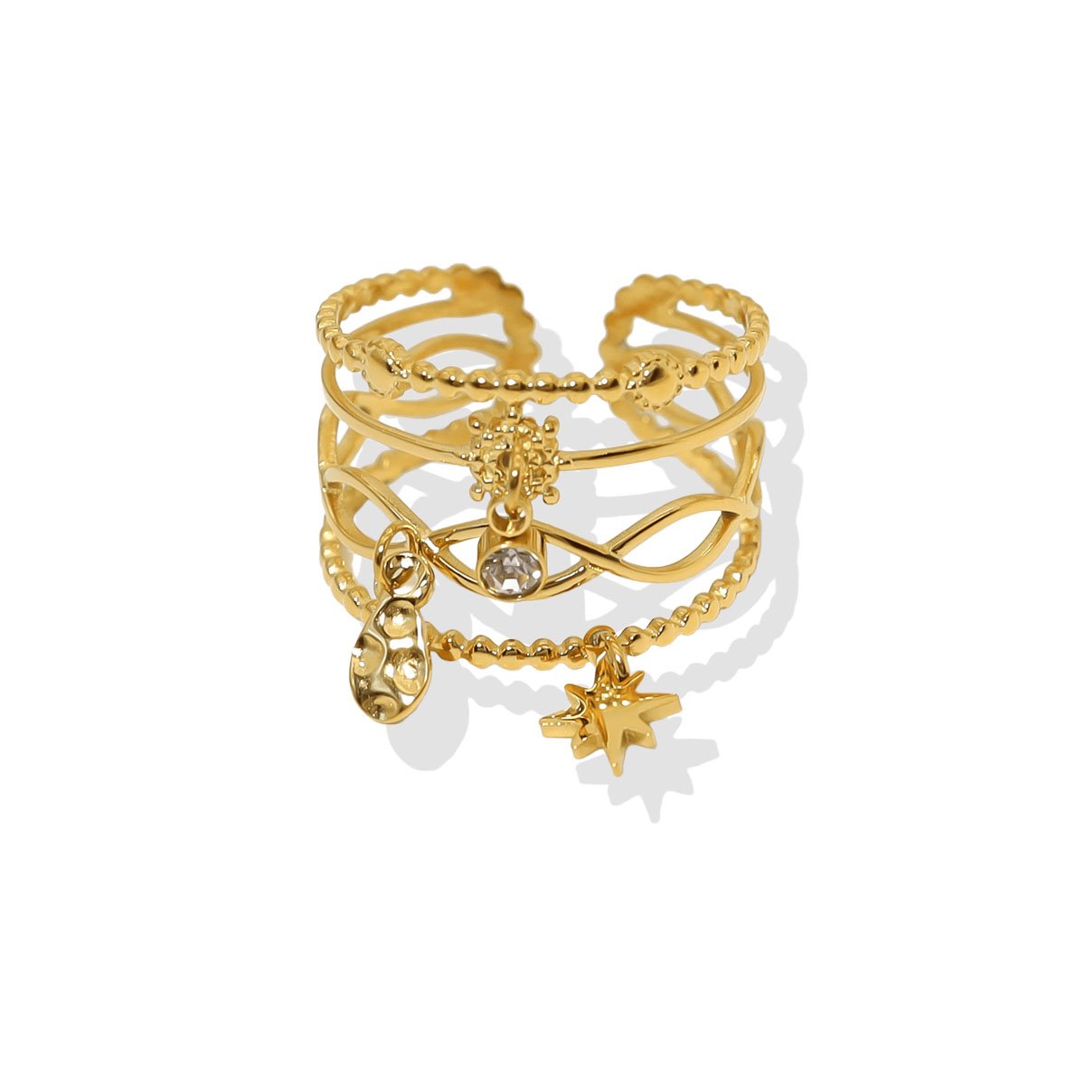 Celestial Multi-Band Ring