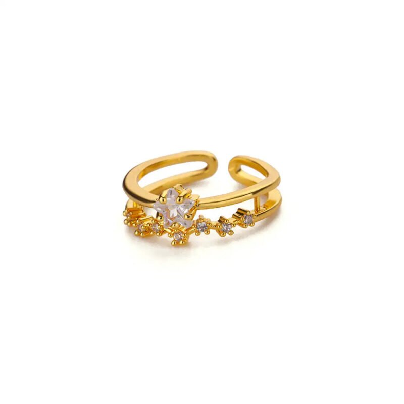 Celestial Star Vine Ring