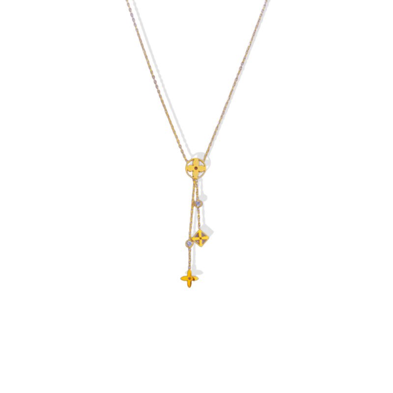 Clover Lariat Y-Necklace