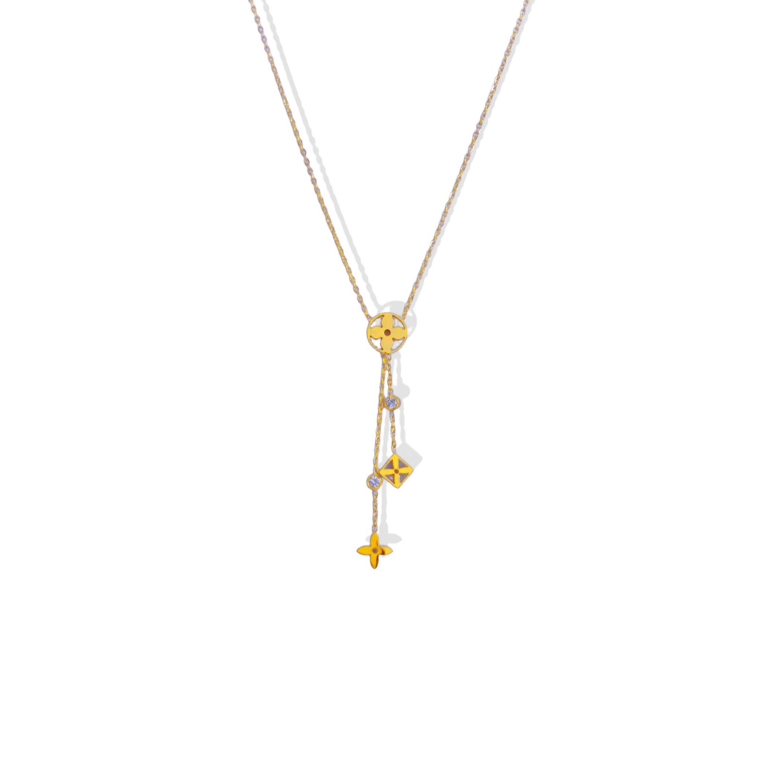 Clover Lariat Y-Necklace