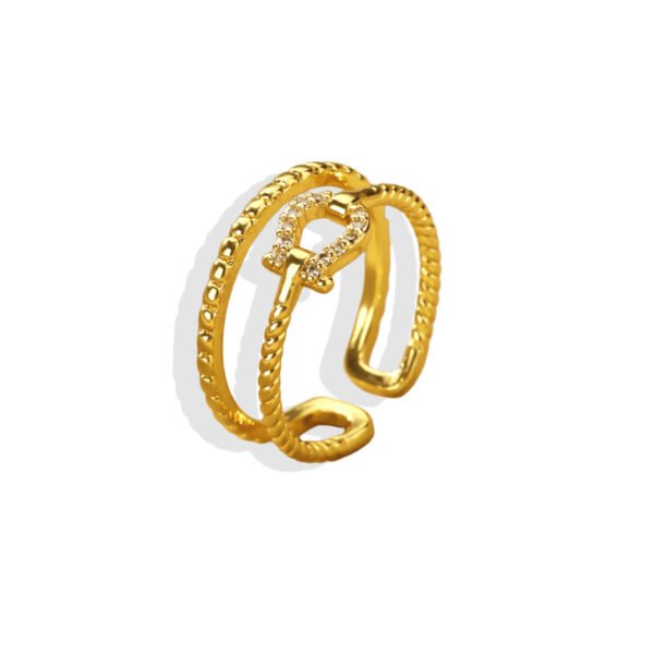 Dual Band Belt Buckle Ring