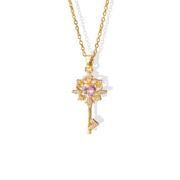 Enchanted Heart Key Necklace