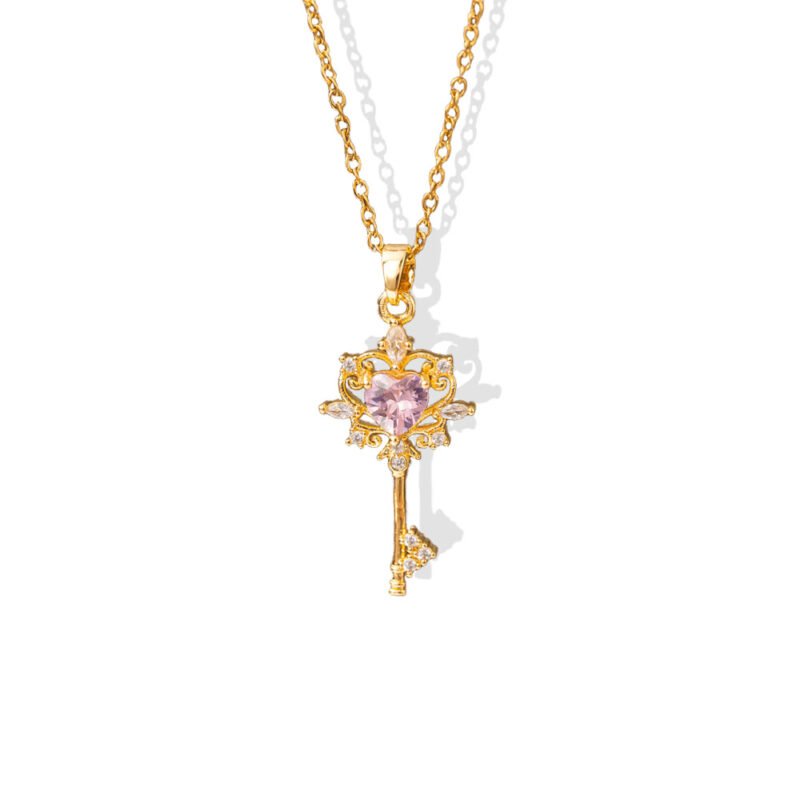Enchanted Heart Key Necklace