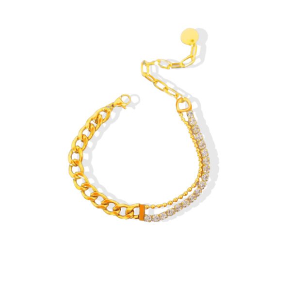 Golden Luxe Mixed Chain Bracelet