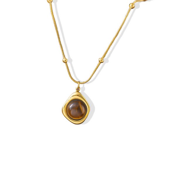 Golden Tiger Eye Vortex Necklace