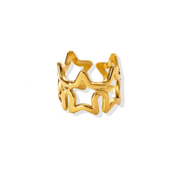 Hollow Star Cluster Wide Band Ring