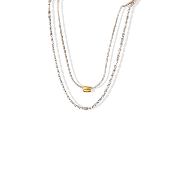 Two-Tone Layered Necklace