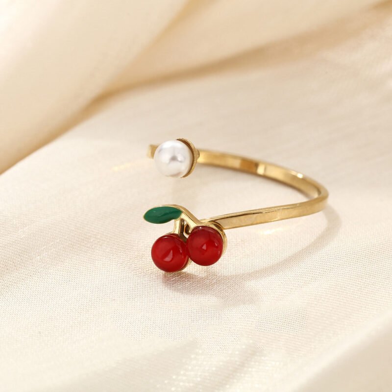 Cherry Pearl Ring