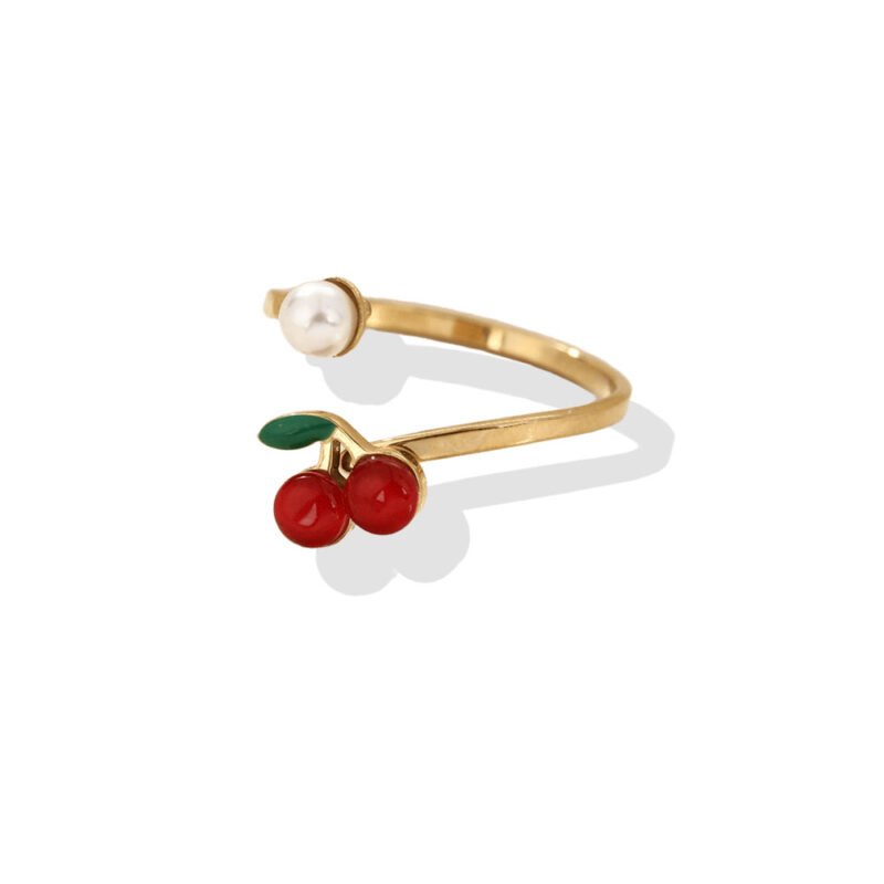 Cherry Pearl Ring