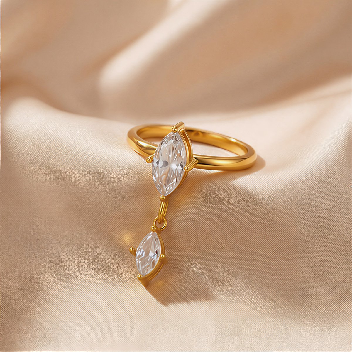 Marquise Drop Ring - Image 4