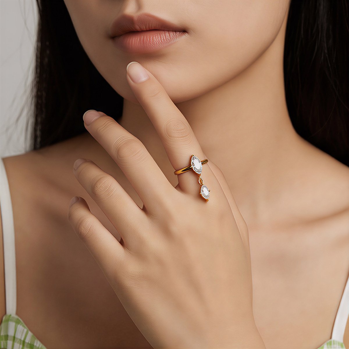 Marquise Drop Ring - Image 3