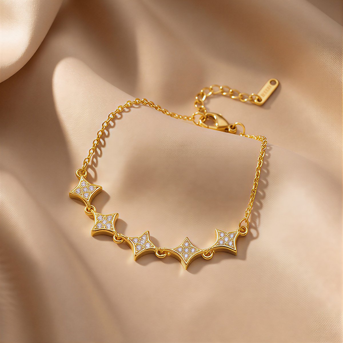 Pavé Star Link Bracelet - Image 4