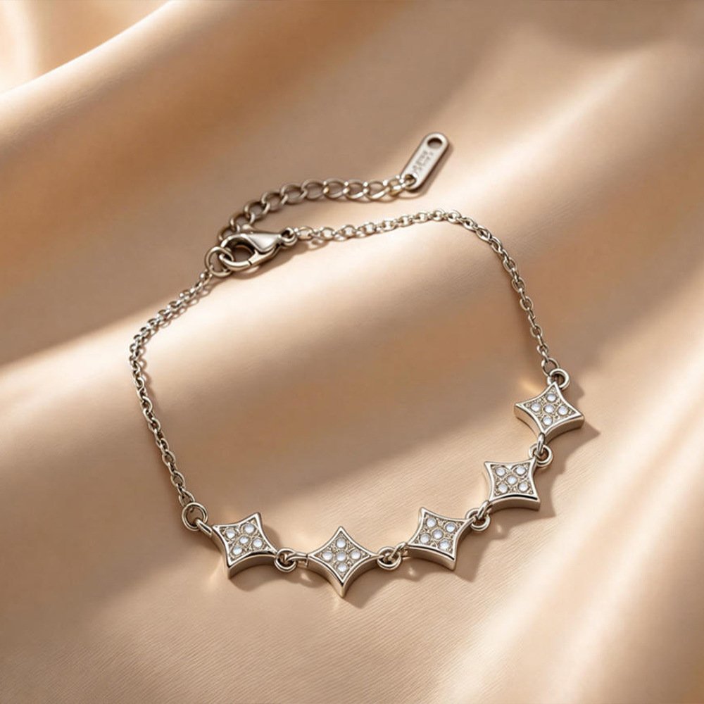 Pavé Star Link Bracelet - Image 5