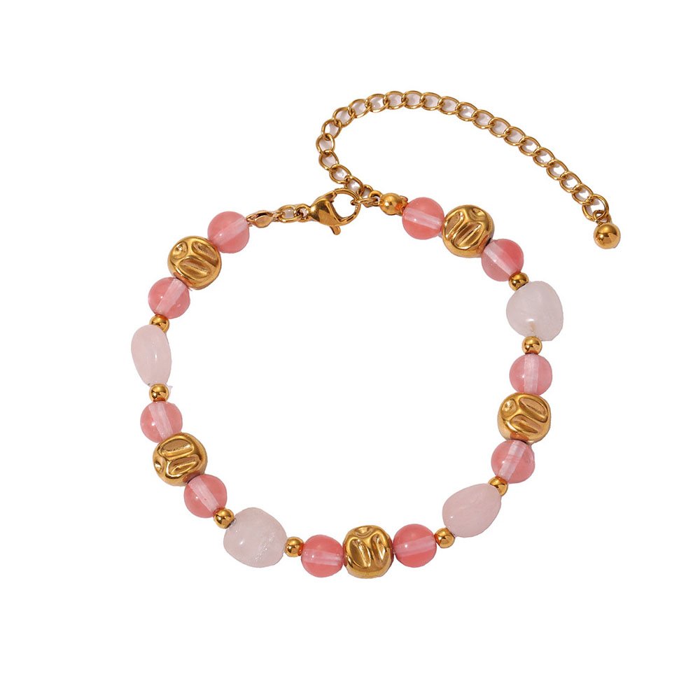 Rose Quartz Beaded Bracelet
