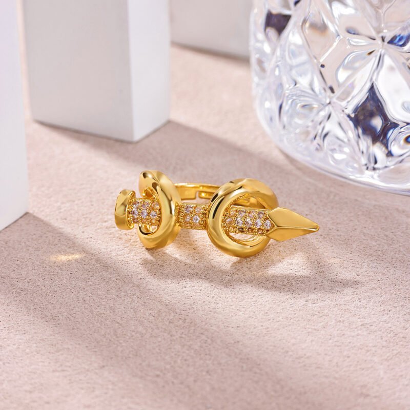 Sculptural Nail Ring