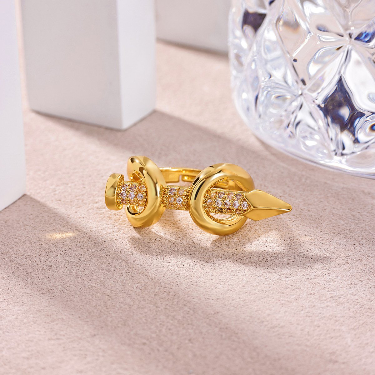 Sculptural Nail Ring - Image 2