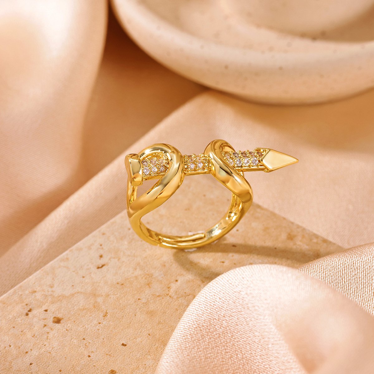 Sculptural Nail Ring - Image 3