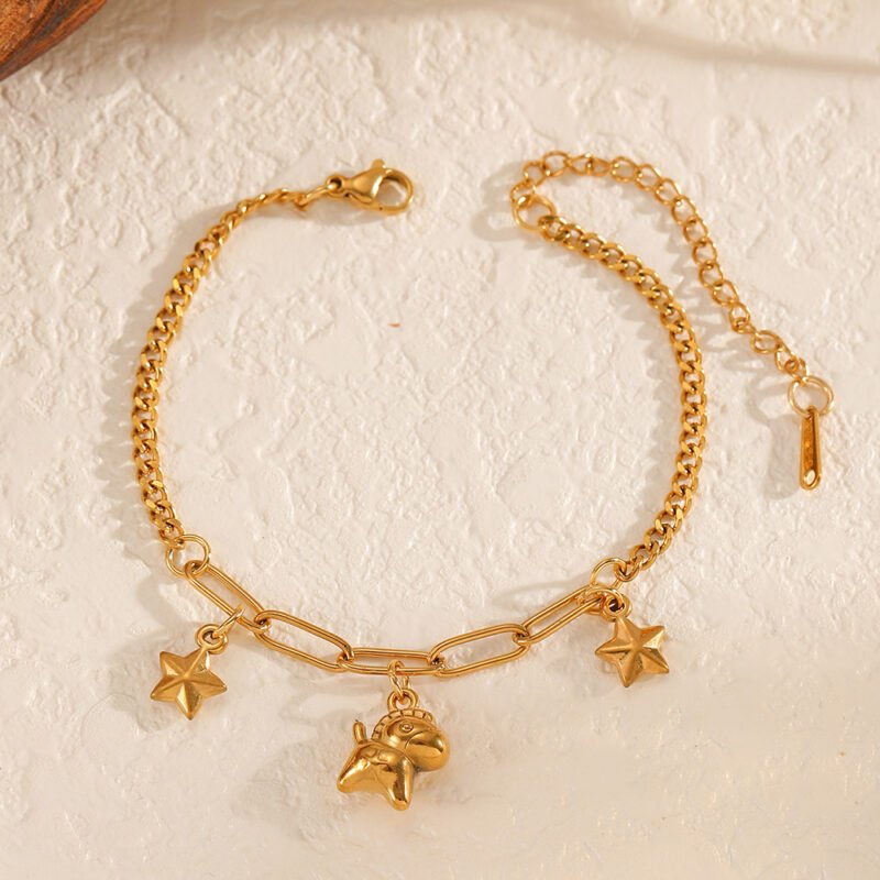 Stargazer Horse Charm Bracelet