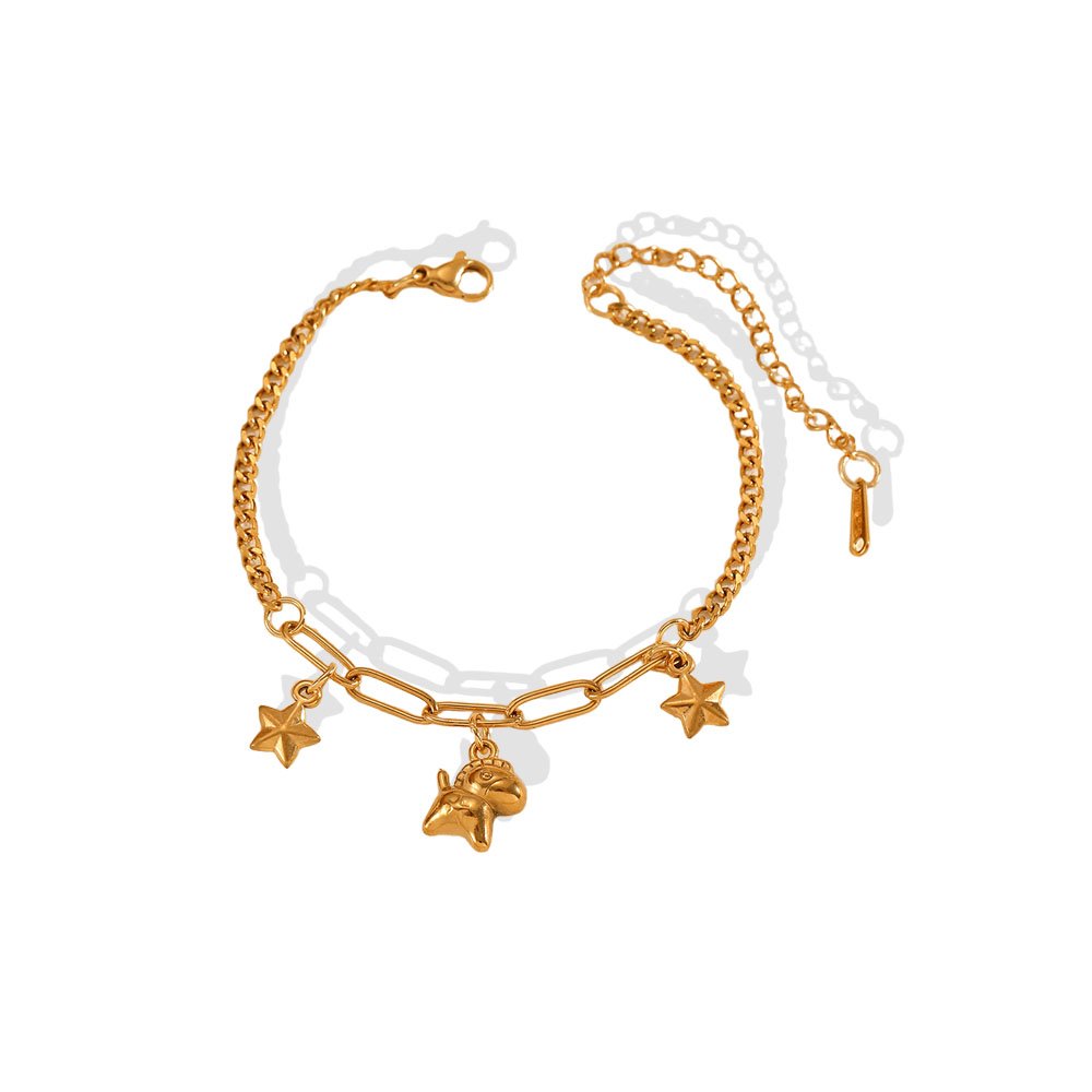 Stargazer Horse Charm Bracelet