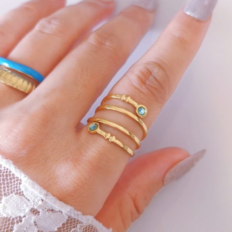 Triple Band Wrap Ring