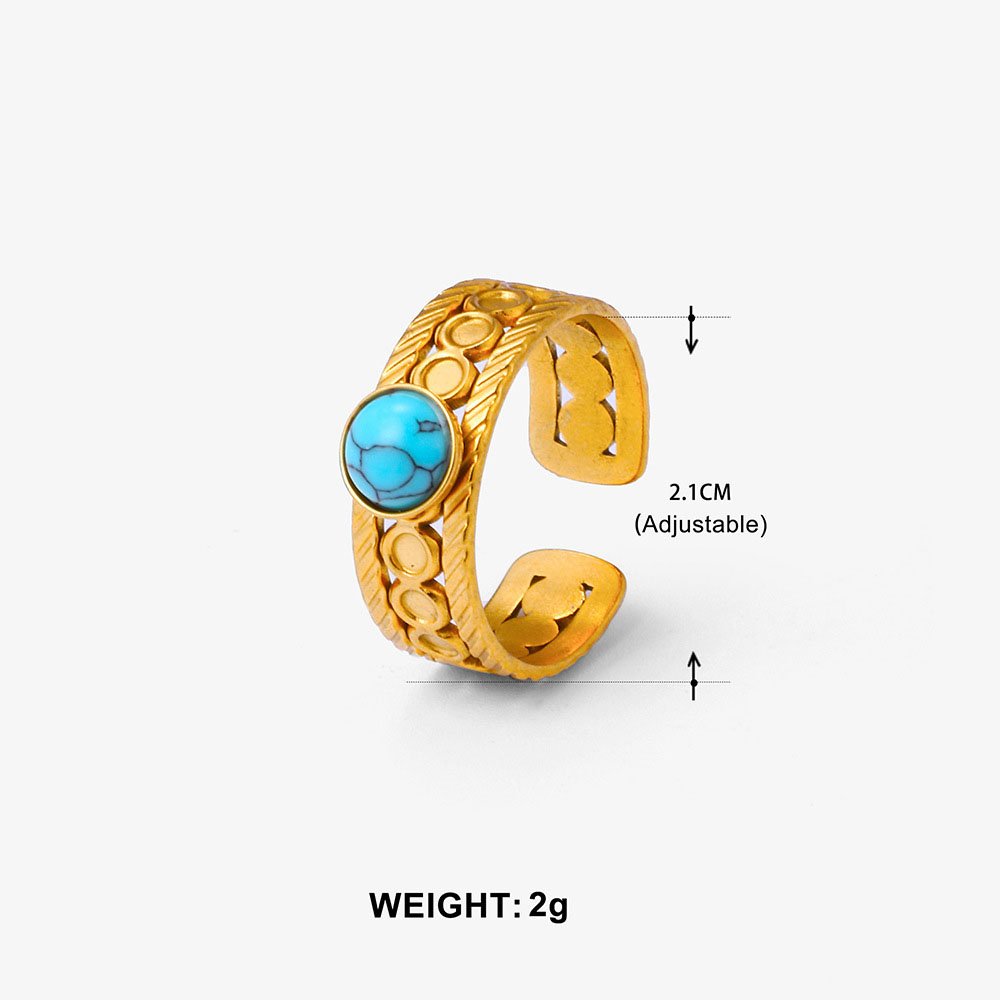Antique Coin Band Ring - Image 6