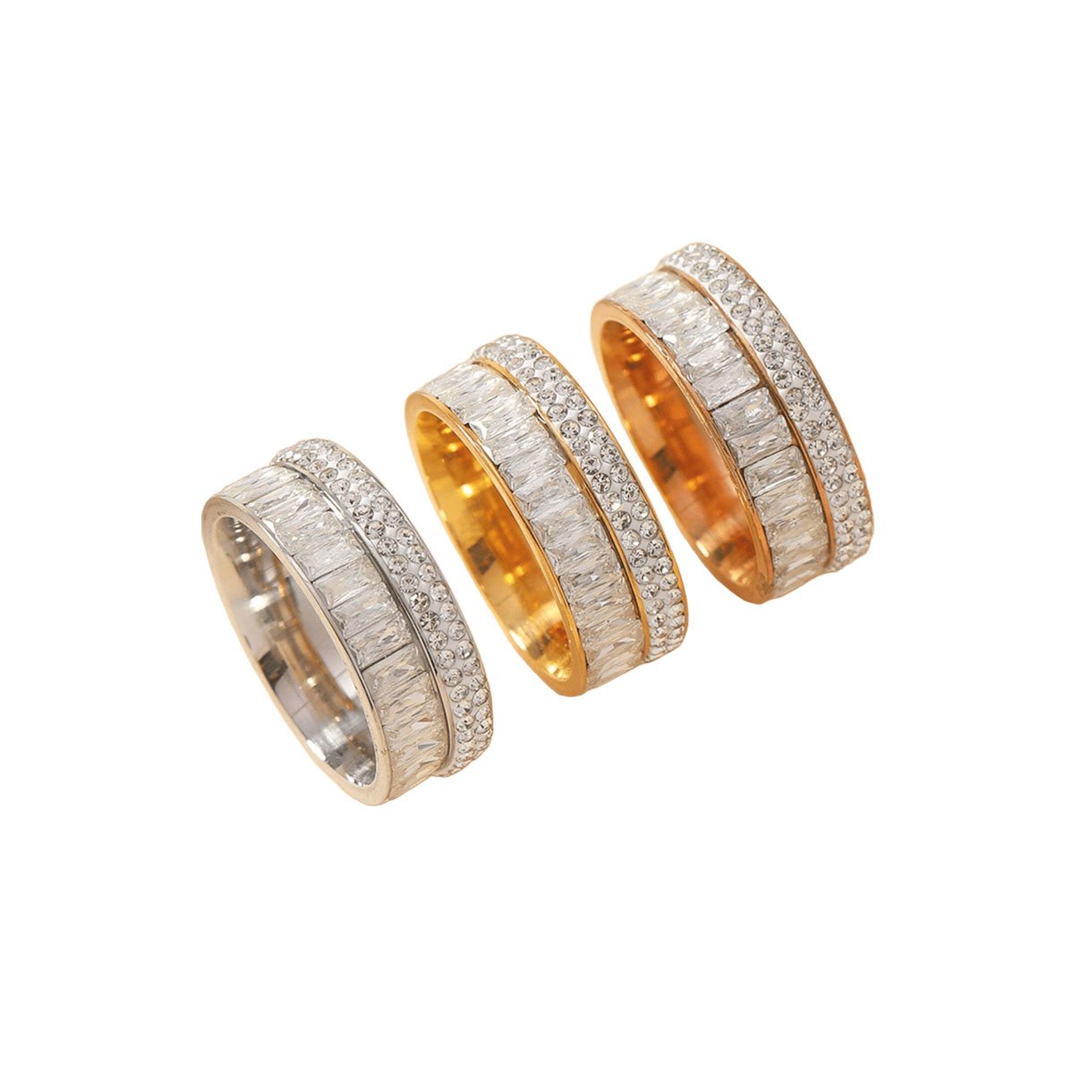 Baguette Pavé Eternity Ring