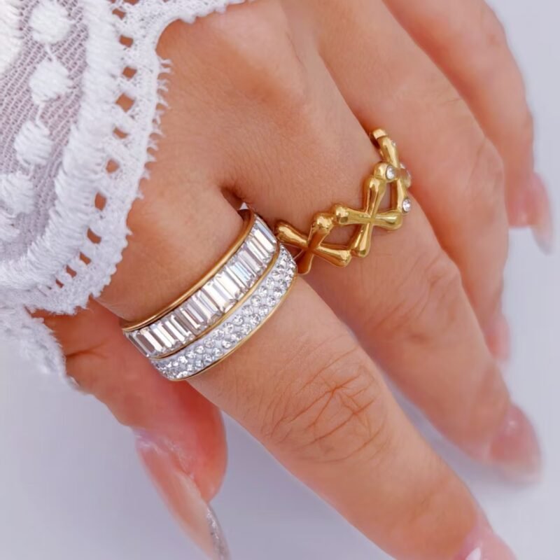 Baguette Pavé Eternity Ring