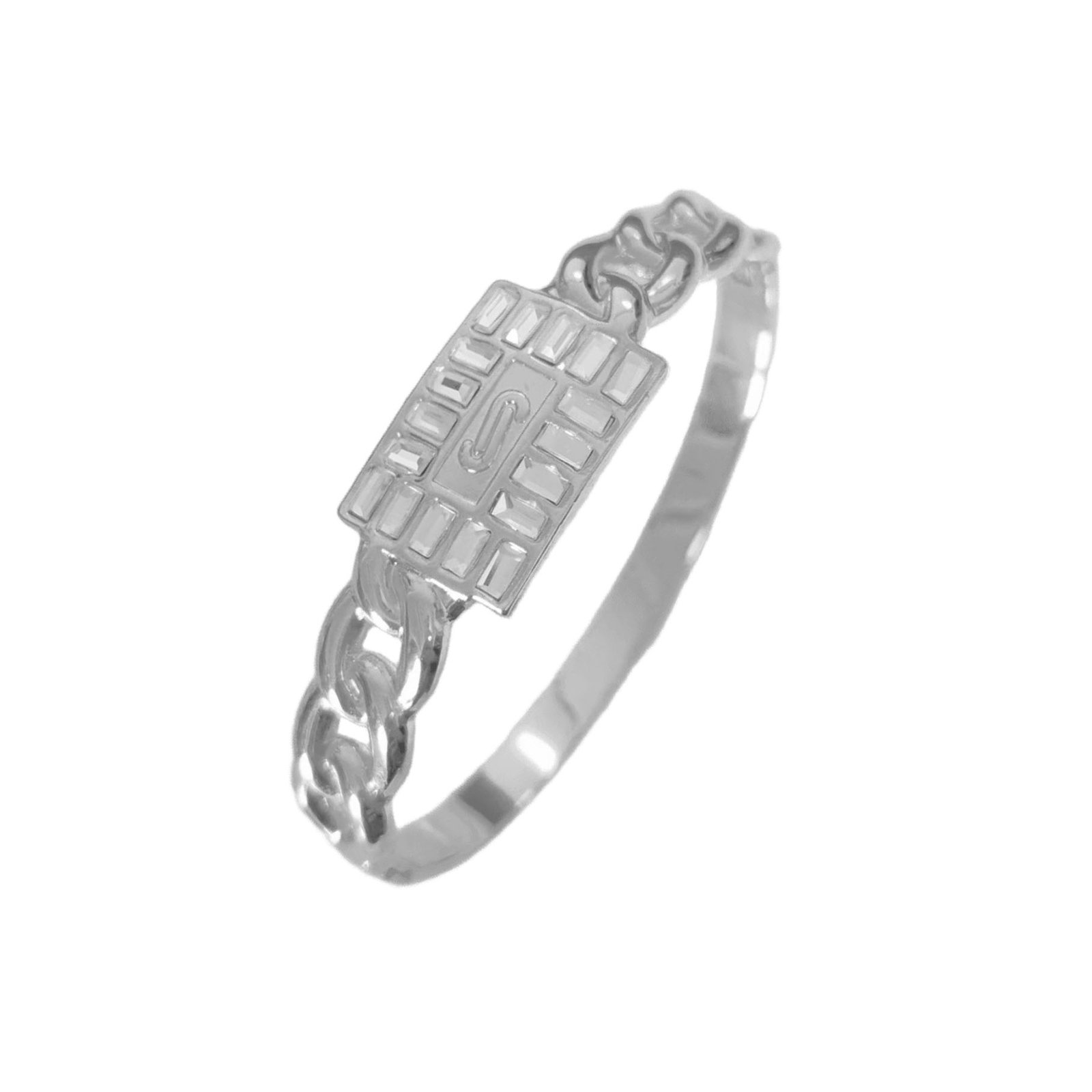 Baguette Plaque Bangle - Image 5