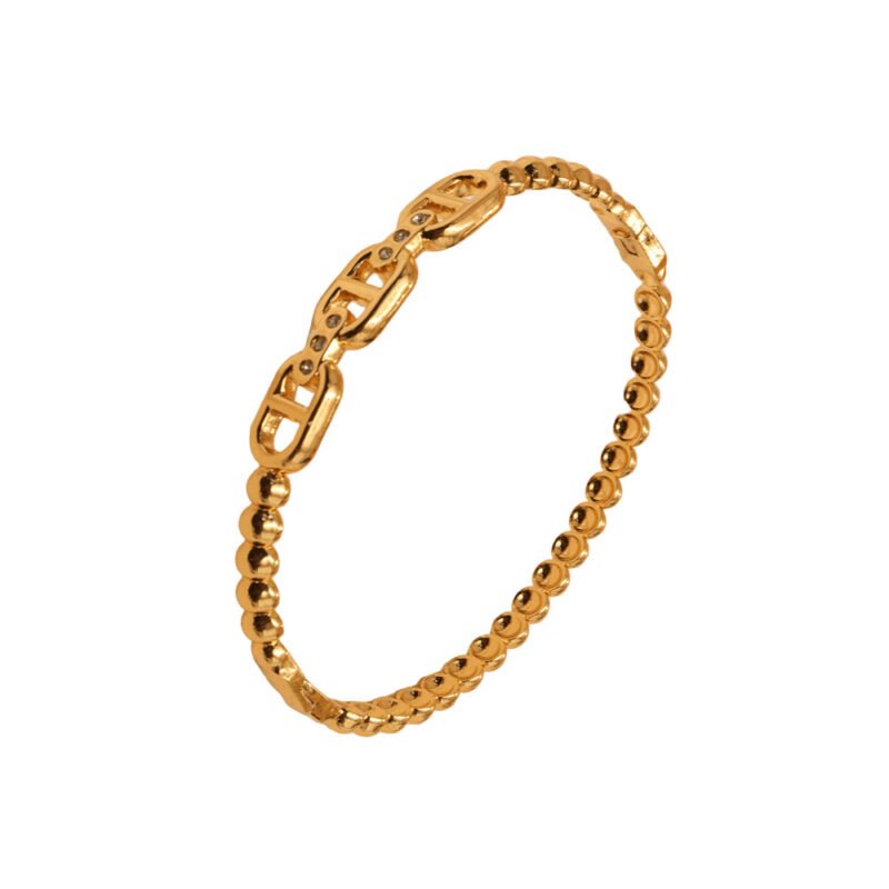 Beaded Link Bangle