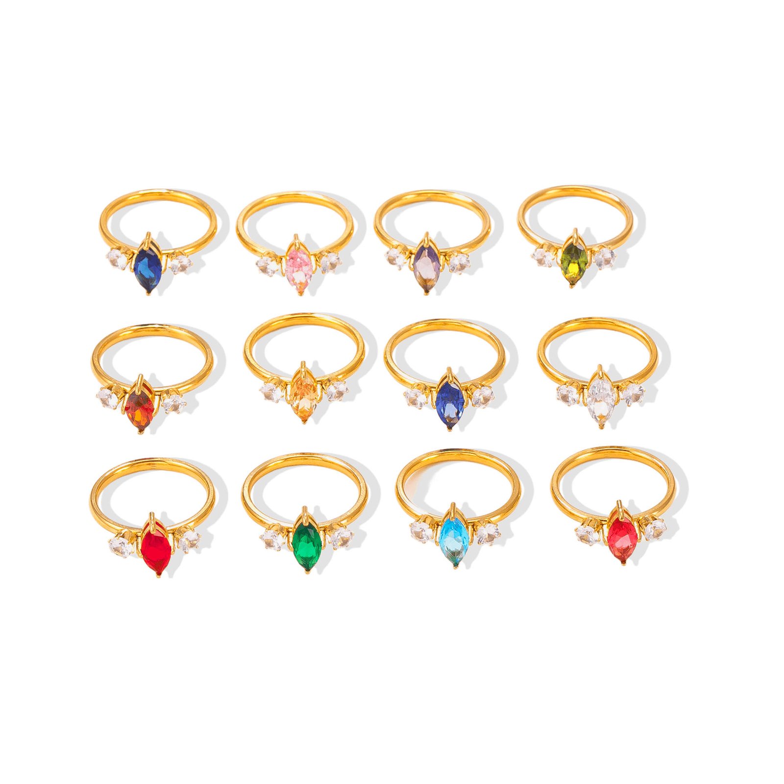 Birthstone Muse Marquise Ring