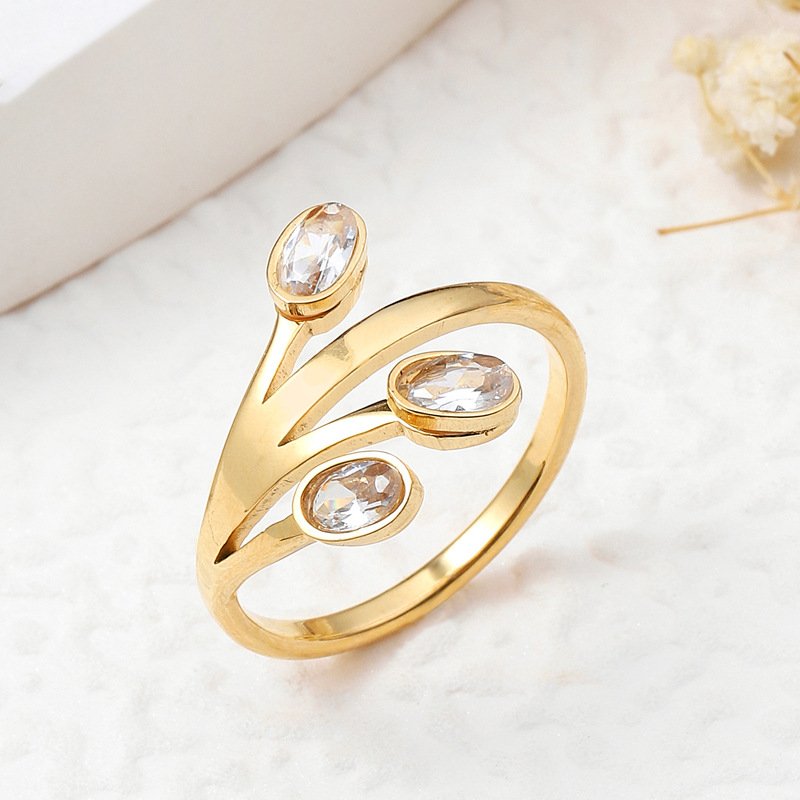Blooming Branch Zircon Ring - Image 5