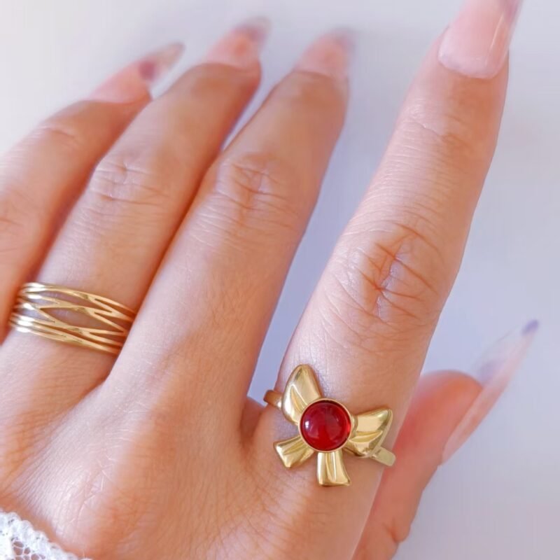 Bow Charm Ring