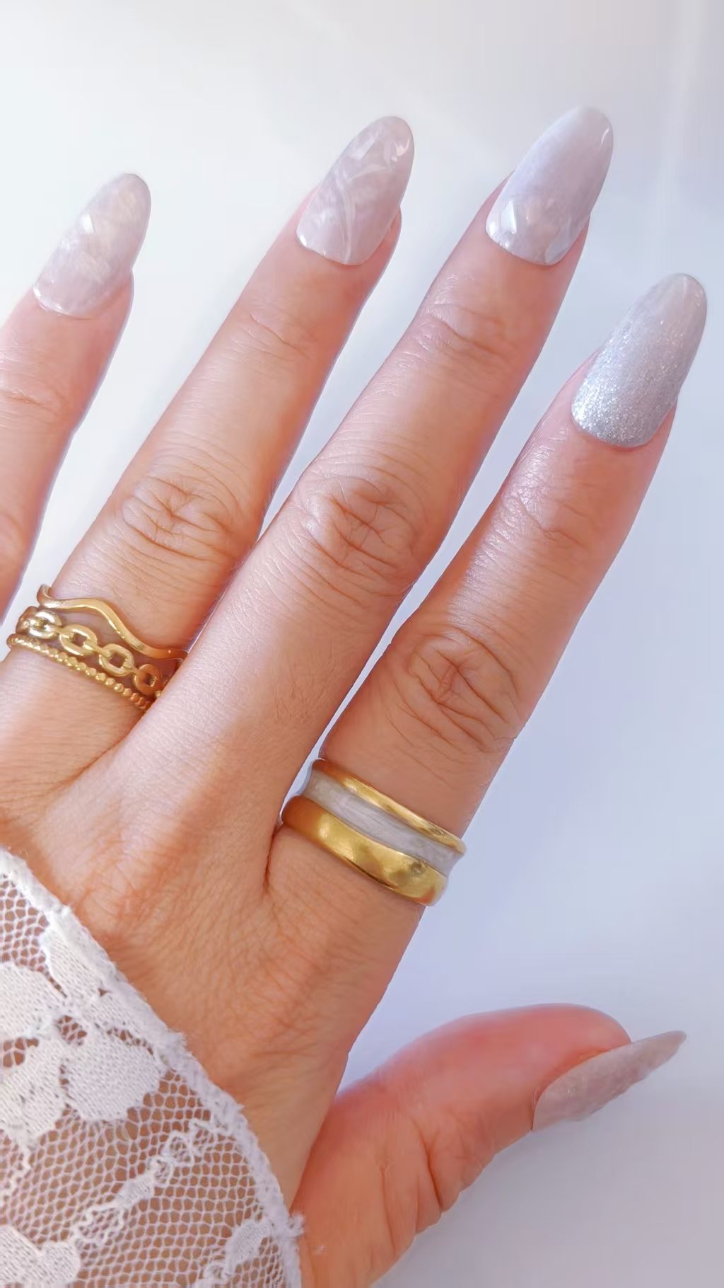 Enamel Stripe Ring - Image 2