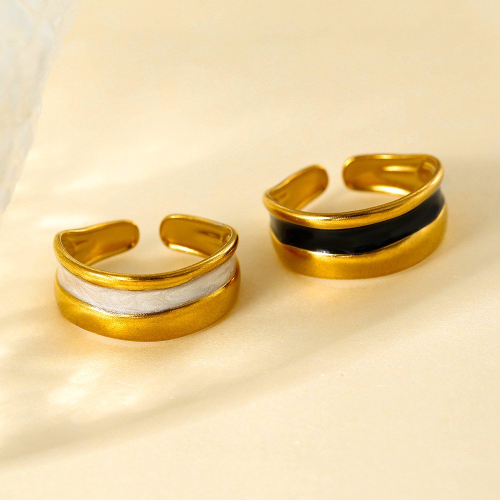 Enamel Stripe Ring - Image 4
