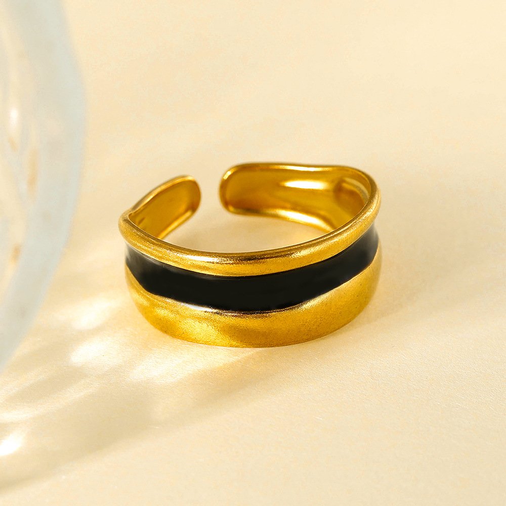 Enamel Stripe Ring - Image 6