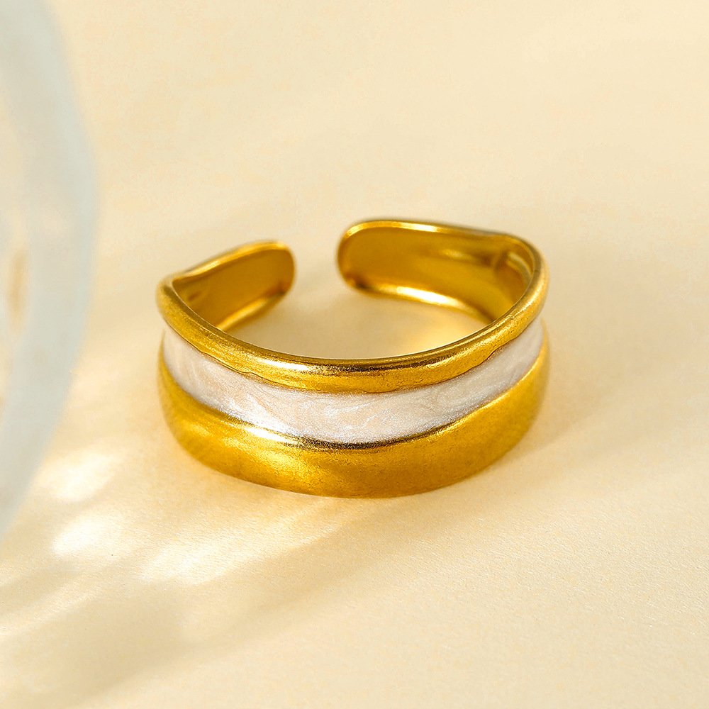 Enamel Stripe Ring - Image 5