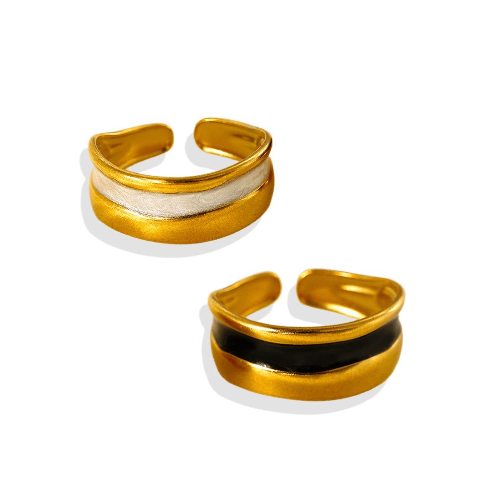 Enamel Stripe Ring