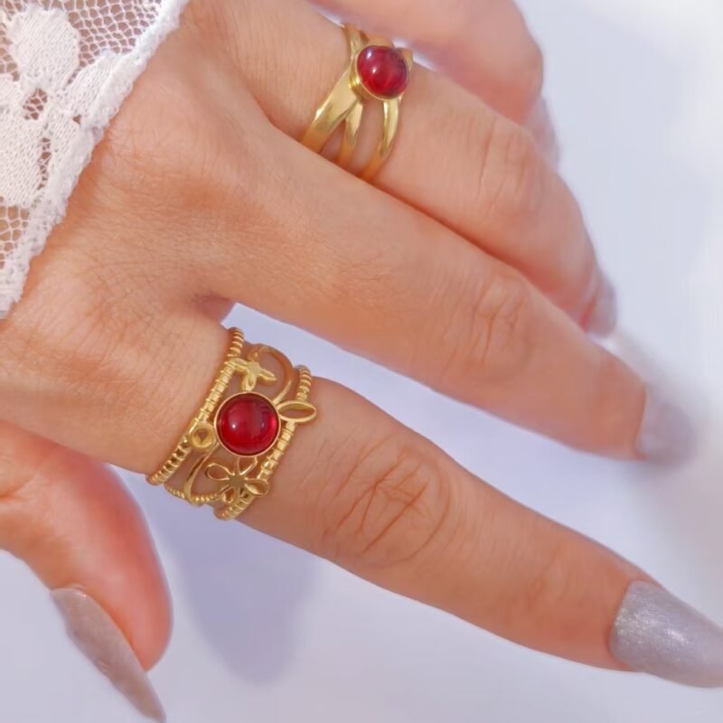 Garden Vine Wide Ring