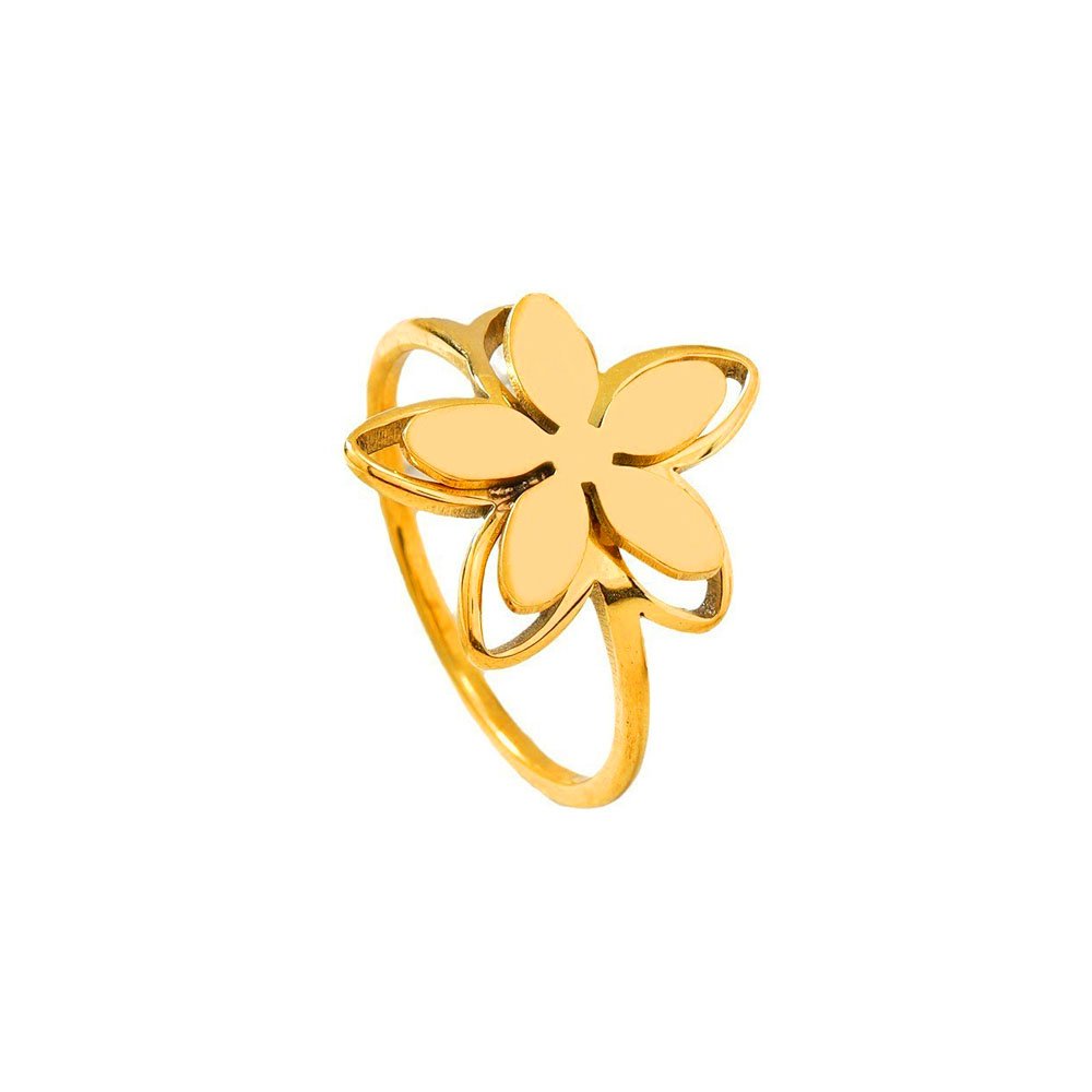 Golden Plumeria Ring