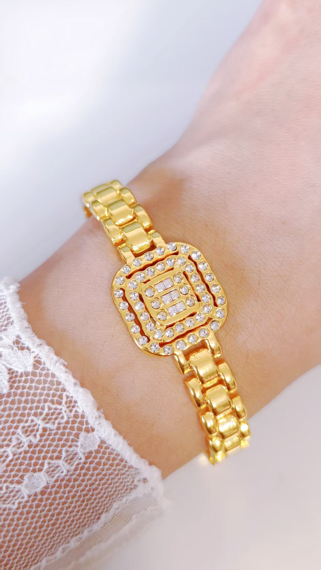 Halo Watch-Link Bangle - Image 3