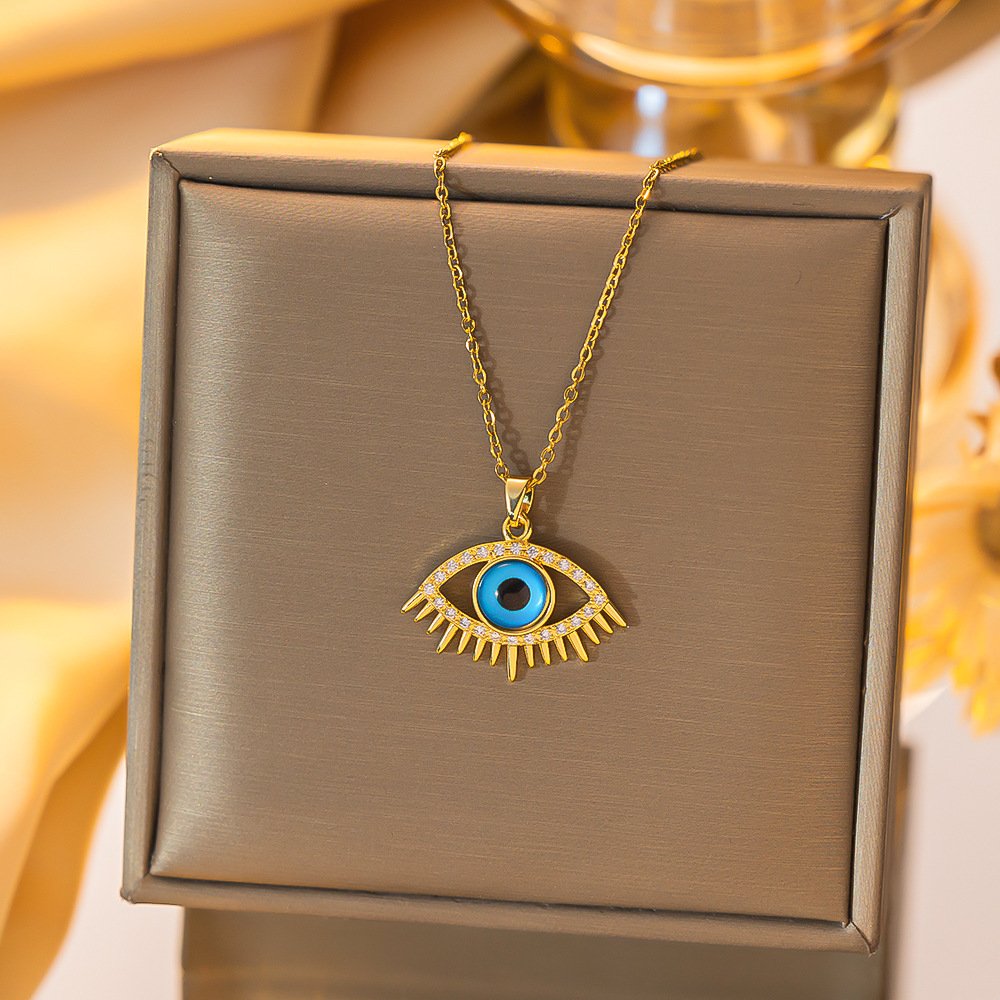 Lash Line Evil Eye Necklace - Image 3