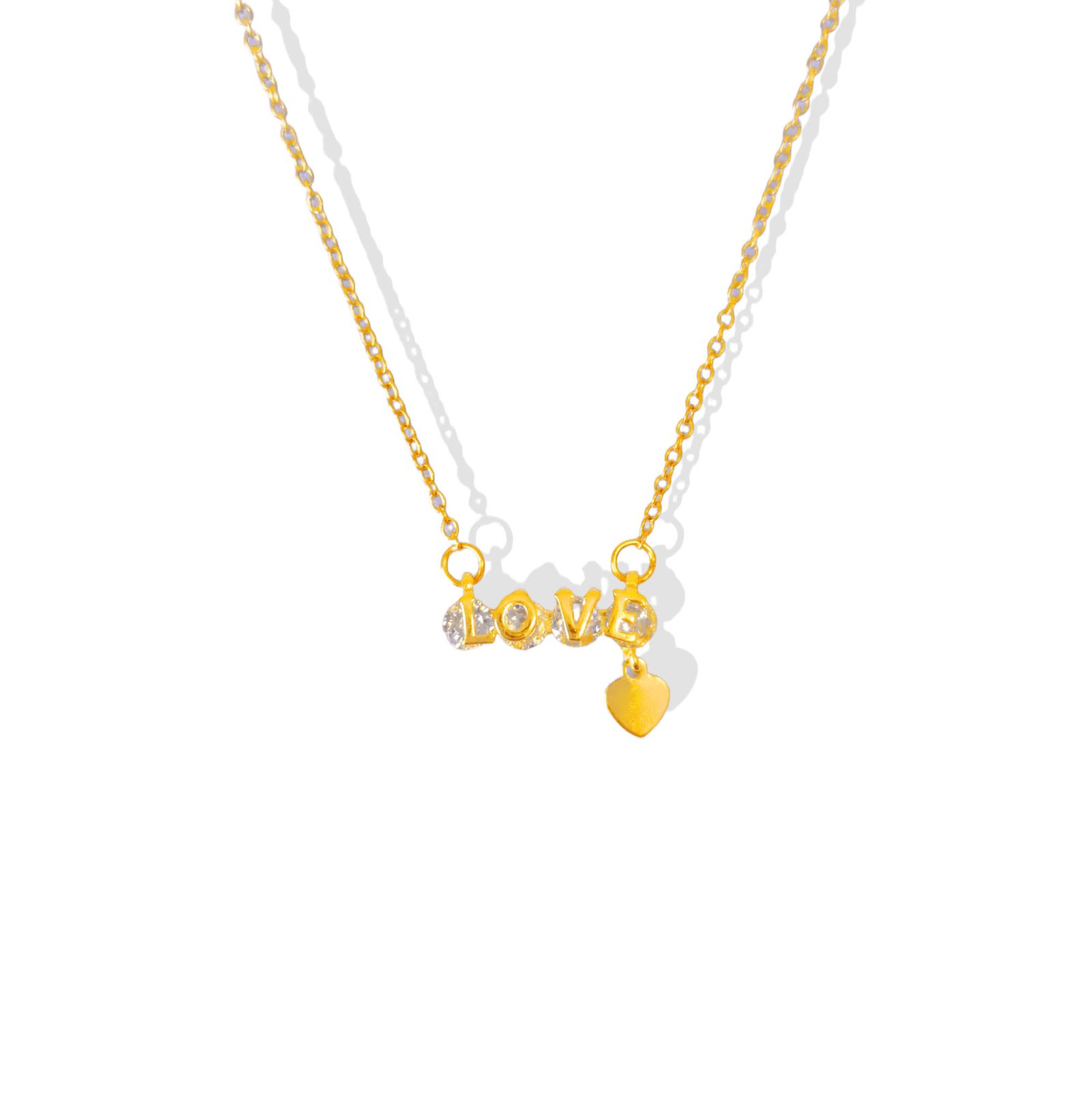 Love Note Word Charm Necklace