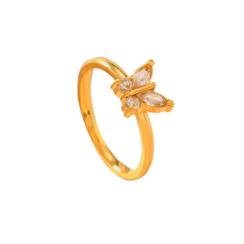 Marquise Crystal Butterfly Ring