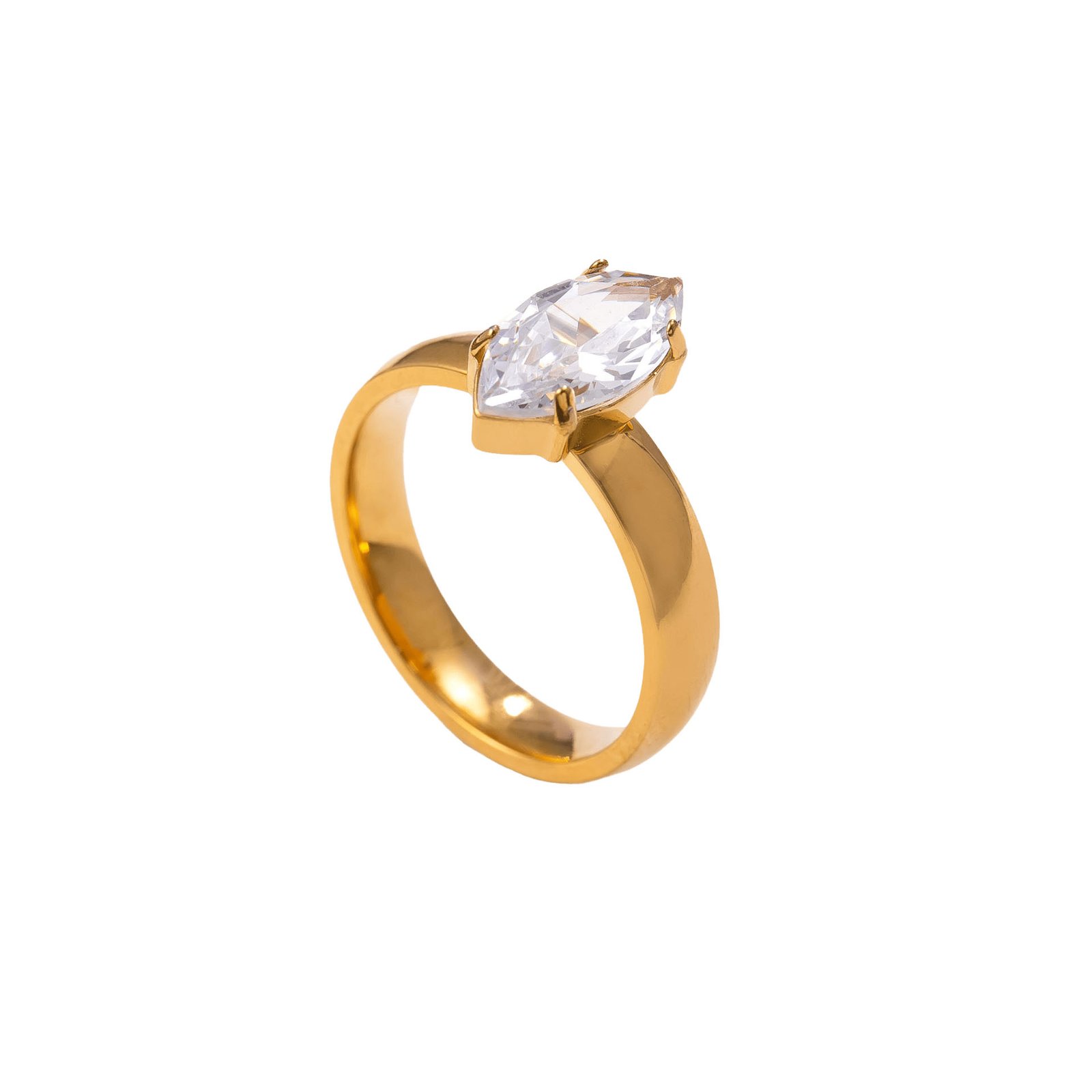 Marquise Muse Solitaire Ring